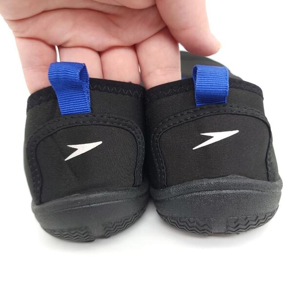 Speedo Shoes Mens Black Blue Water Shoes New Without Tags Size Large - Picture 5 of 11